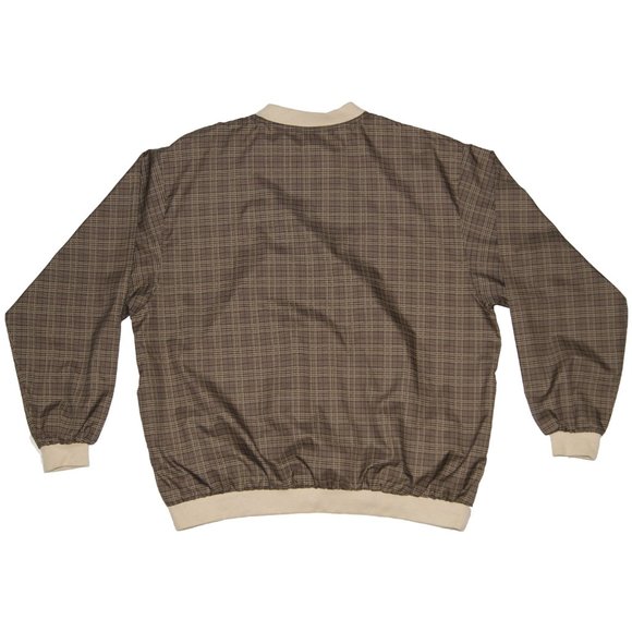 Vintage Cracked Wheat Khaki houndstooth Shepherd Check lightweight waterproof - Picture 3 of 4